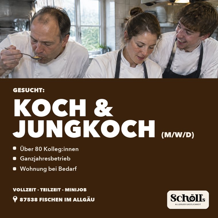 Drei Köche am Herd