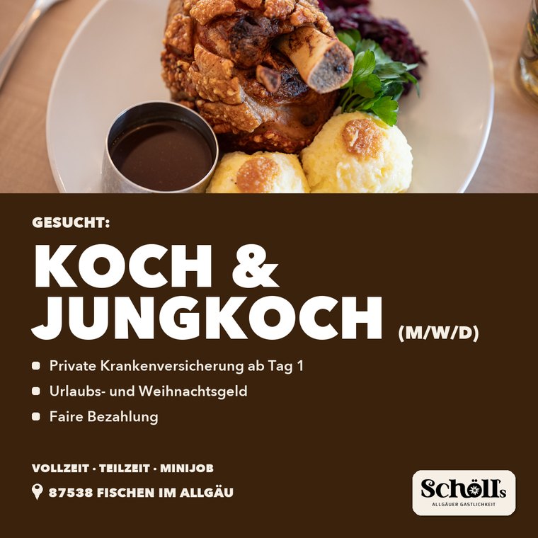 Schweinshaxe mit Knödeln